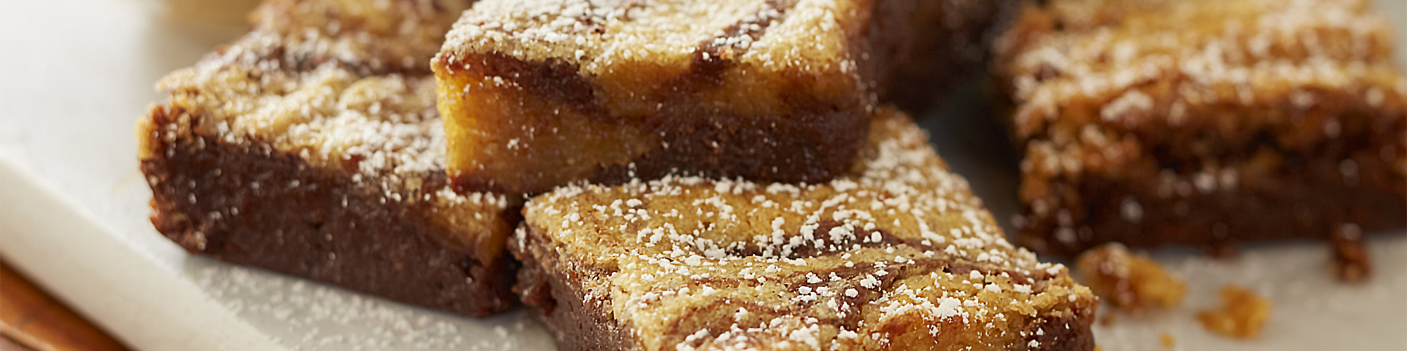 Domino® Sugar marbled peanut butter chocolate brownies