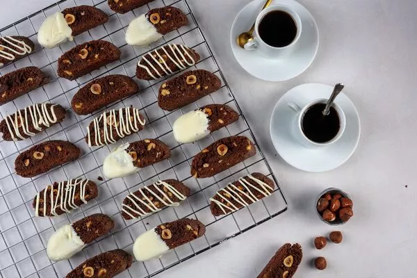 Chocolate Hazelnut Biscotti