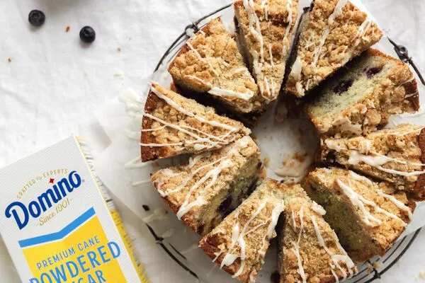 White Chocolate Blueberry Bundt Cake