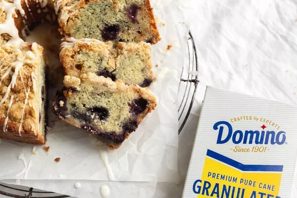 White Chocolate Blueberry Bundt Cake