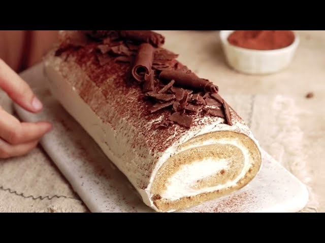 domino golden sugar and tiramisu roll cake with domino light brown sugar and powdered sugar