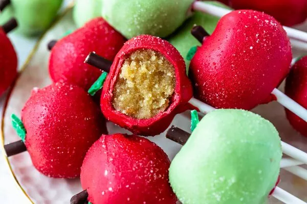 Apple cake pops 2