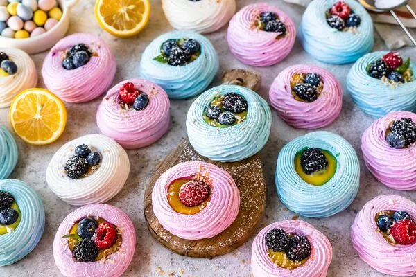 Easter Egg Lemon Pavlovas 2