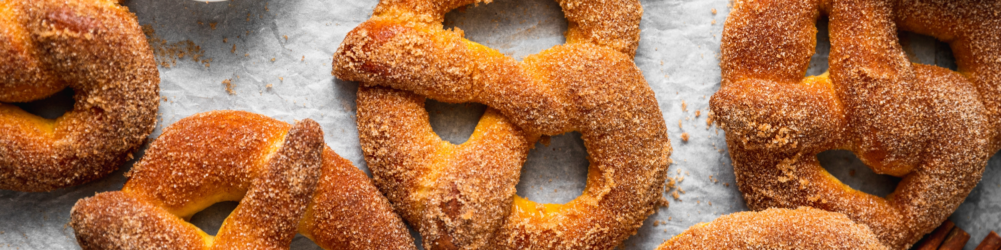 Mini Cinnamon Sugar Pretzels