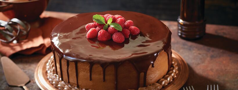 classic chocolate cake baked with Domino® Sugar