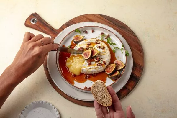 Brown Sugar Glazed Baked Brie 