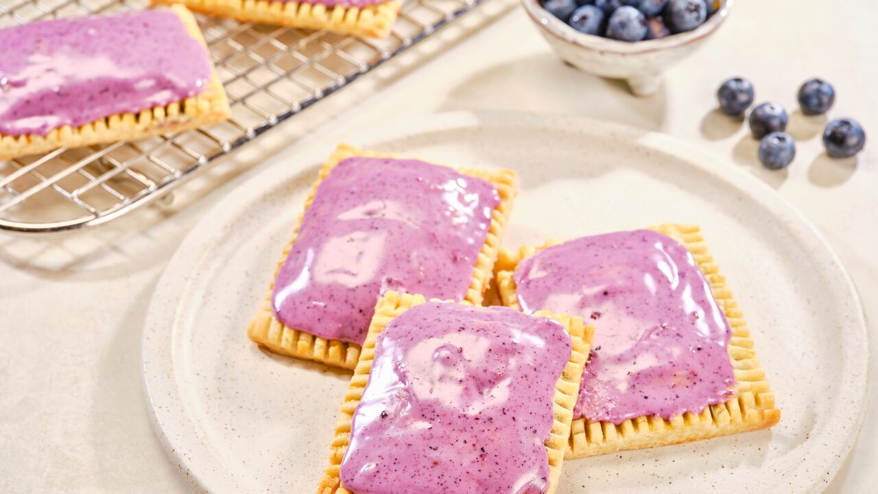 Gluten Free Blueberry Toaster Pastries 