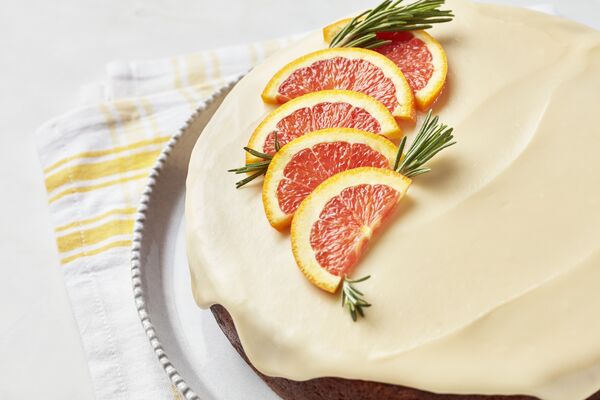 Olive Oil Cake with Aperol Spritz Glaze
