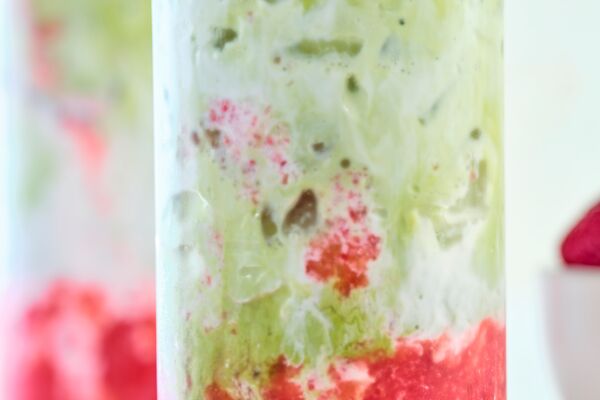 Strawberry Matcha Latte