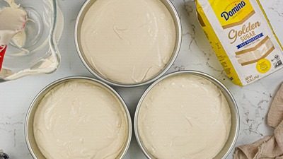 For the Golden Vanilla Cake Layers