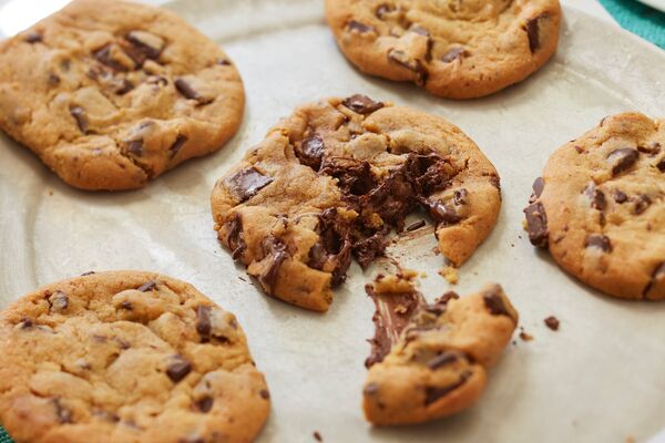 chocolate chunk cookies baked with Domino® Dark Brown Sugar